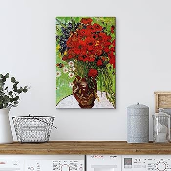 Amazon.co.jp: wall26 ヴィンセント・ヴァン・ゴッホ作 赤いケシ